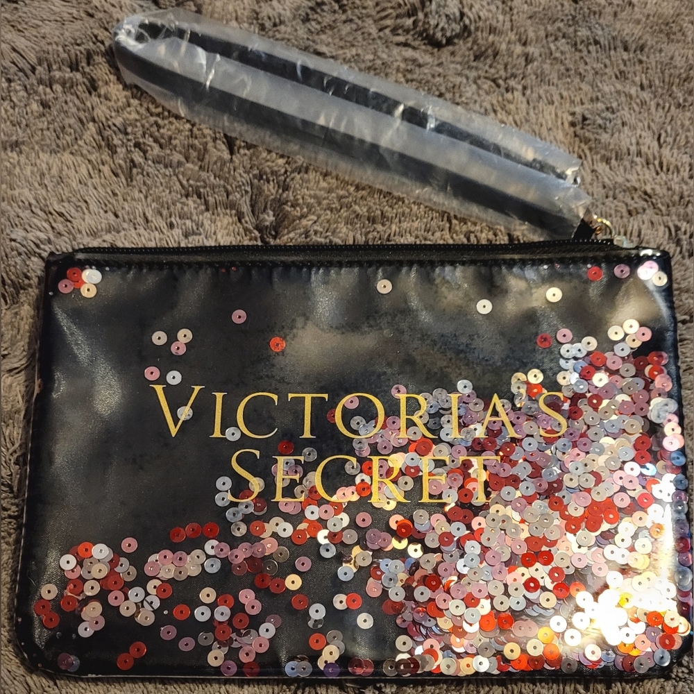 NWOT Victoria Secret Loose Sequins Wristlet